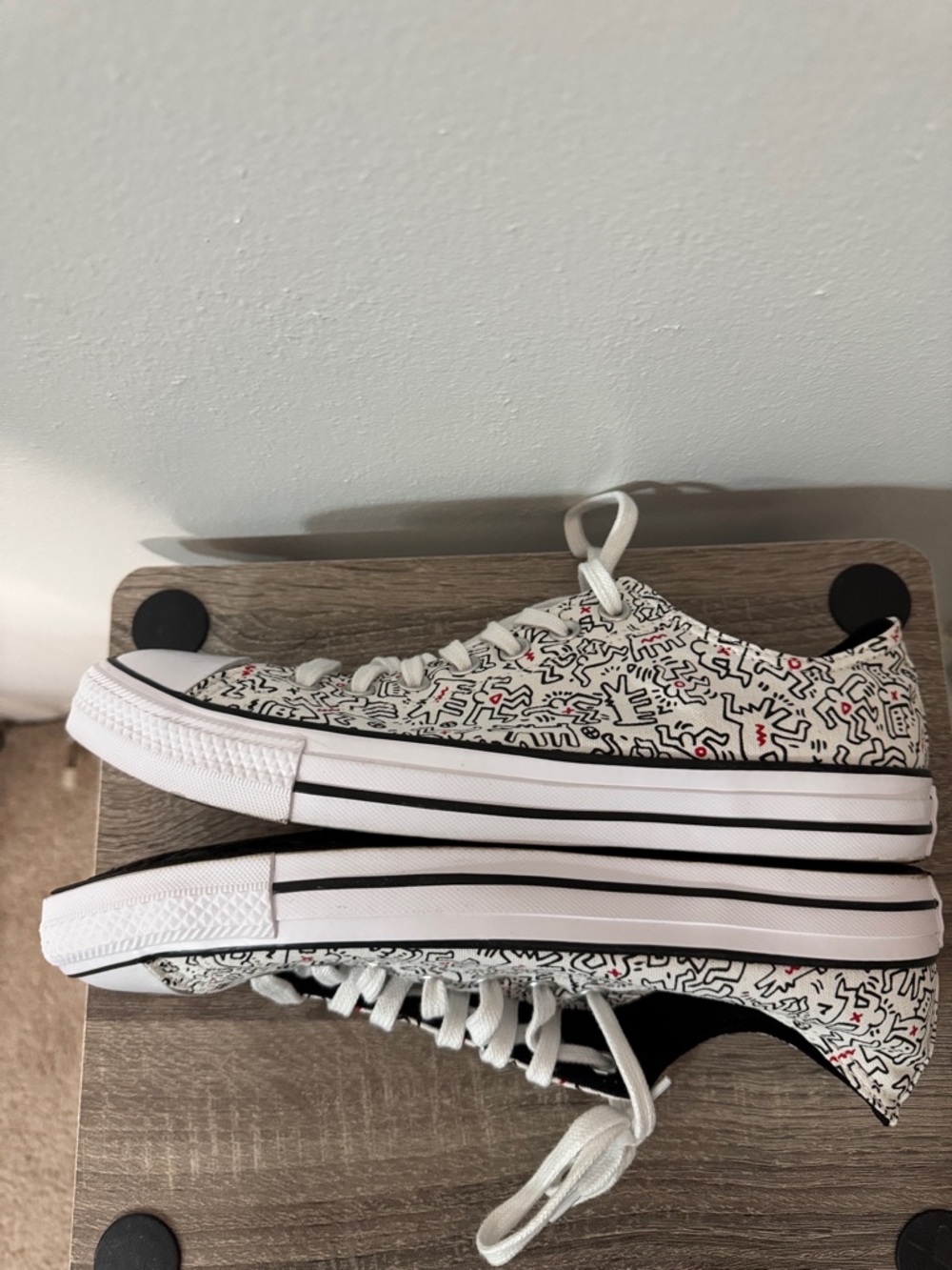 Keith Haring x Converse Chuck All Star Low Dancing Figures Allover US Men 9.5 - Picture 4 of 9